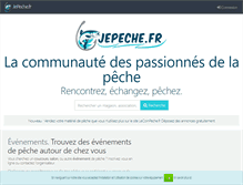Tablet Screenshot of jepeche.fr